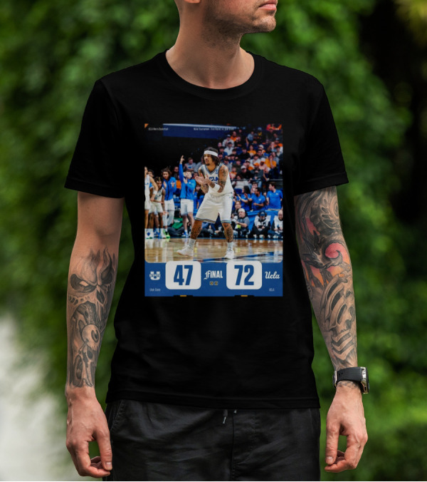 Utah State Aggies Vs UCLA Bruins NCAA Tournament First Round Final Score 47-72 T-Shirt