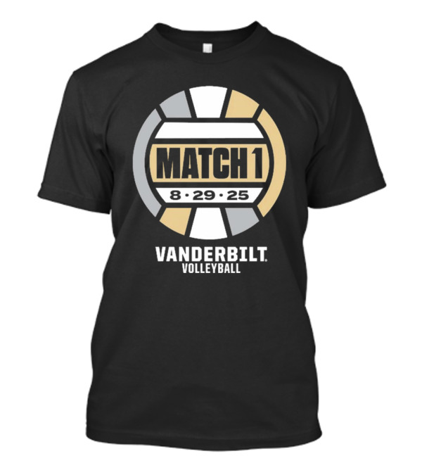 Vanderbilt Volleyball Match 1 August 29 2025 T-Shirt