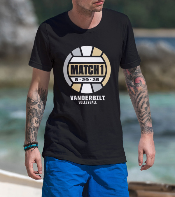 Vanderbilt Volleyball Match 1 August 29 2025 T-Shirt