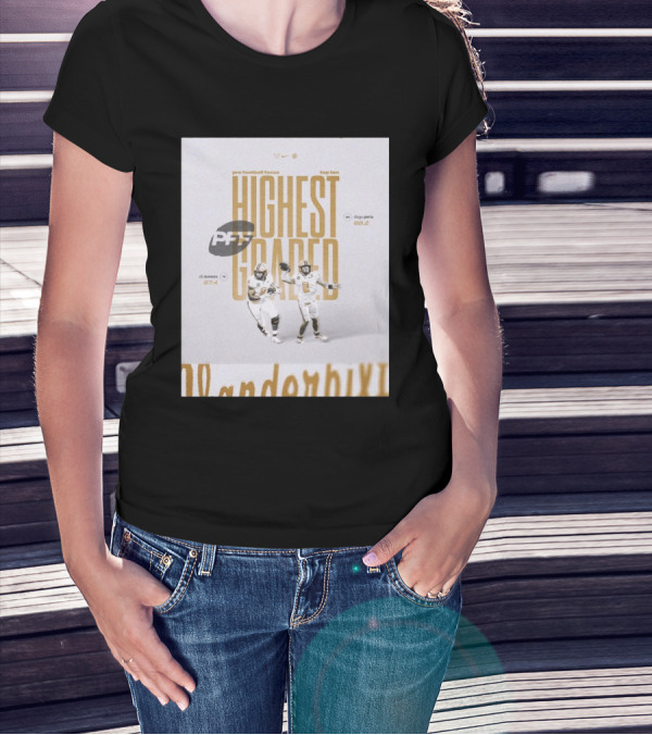 Vanderbilt PFF Top Ten Highest Graded Eli Stowers Diego Pavia T-Shirt