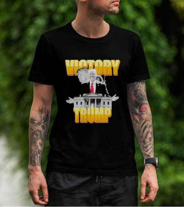 Victory Trump Statue White House Imagery T-Shirt