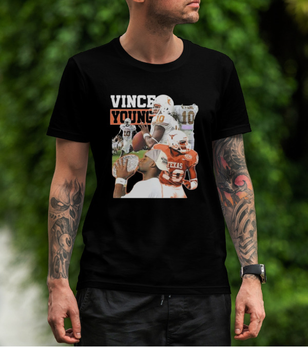 Vince Young Texas Longhorns Football Legend Number 10 T-Shirt