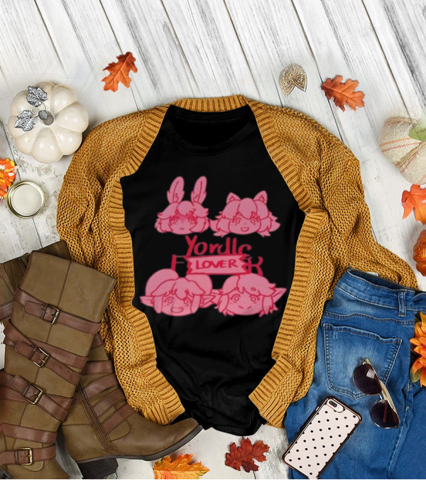 Warullaby Yordle Lover Yordle Faces And Text T-Shirt