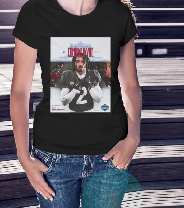 Lucas Oil Stadium NFL Combine Invite Kyle Williams Washington State Cougars Indianapolis 2025 T-Shirt