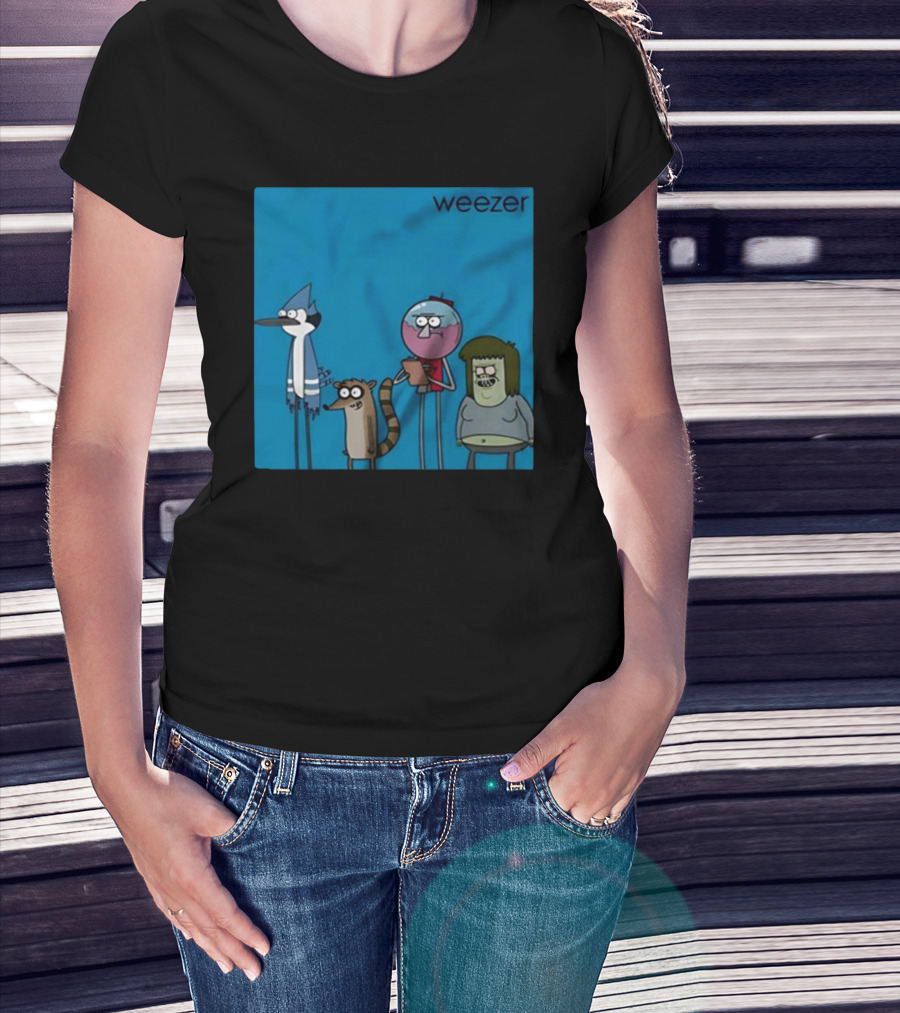Weezer Mordecai And The Rigbys The Regular Show Vintage T-Shirt
