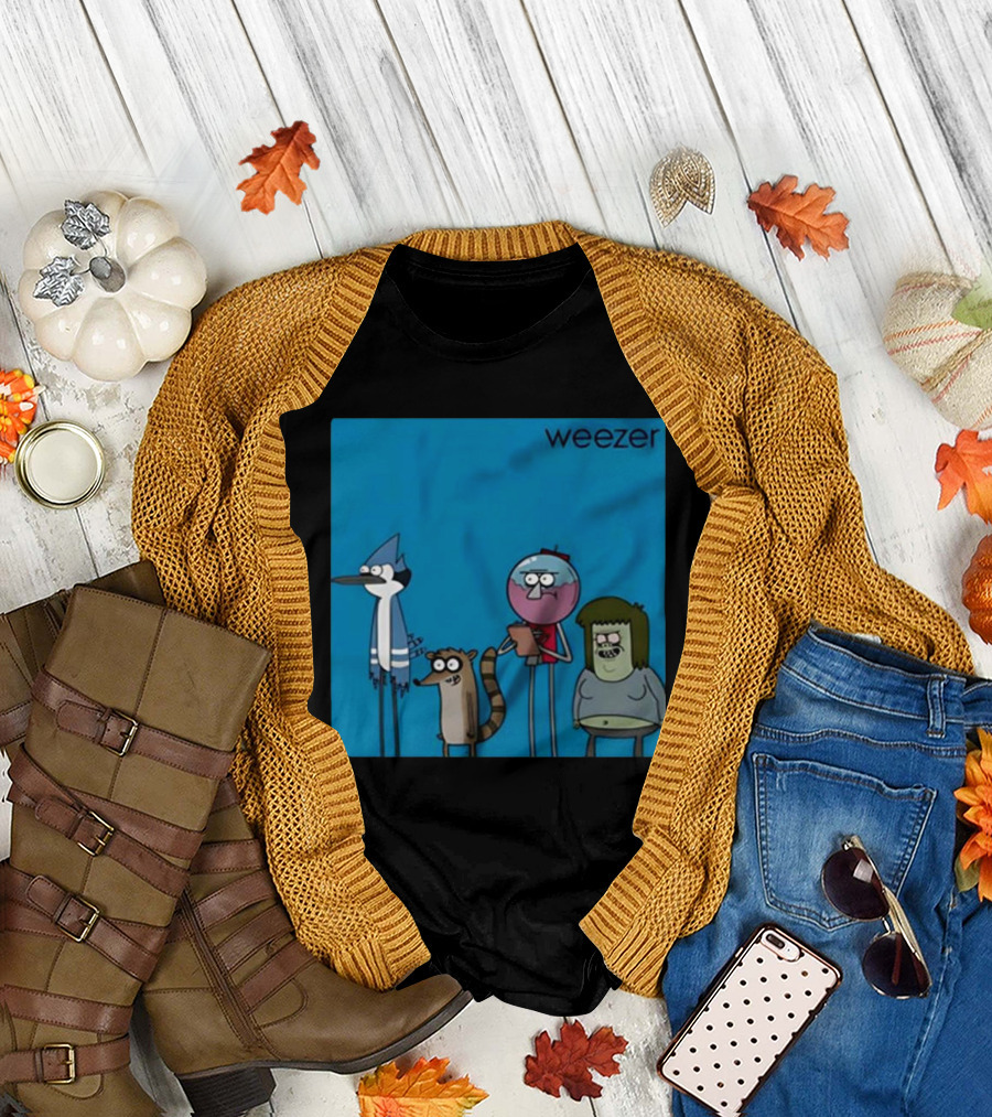Weezer Mordecai And The Rigbys The Regular Show Vintage T-Shirt