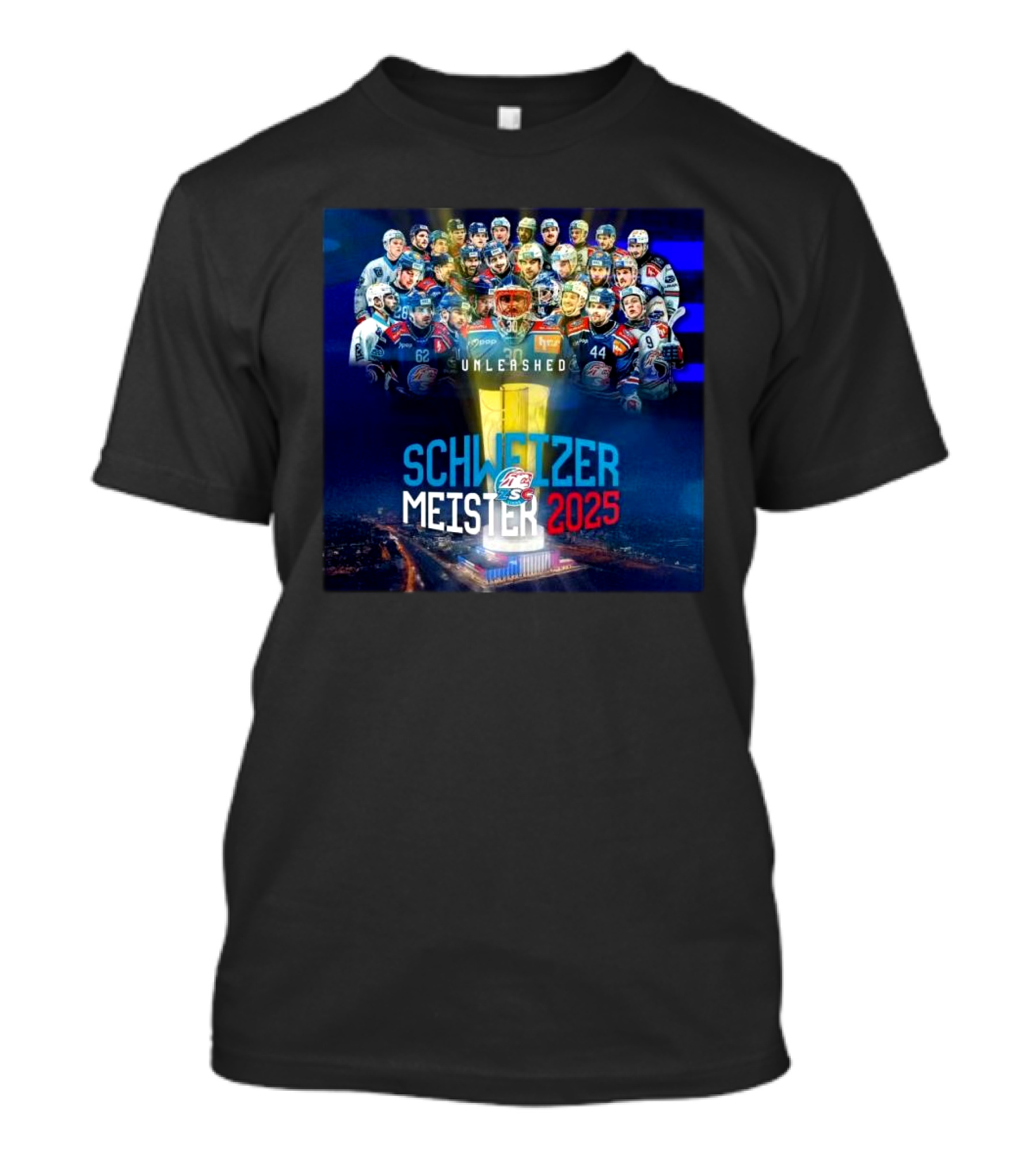ZSC Lions Unleashed Schweizer Meister 2025 T-Shirt