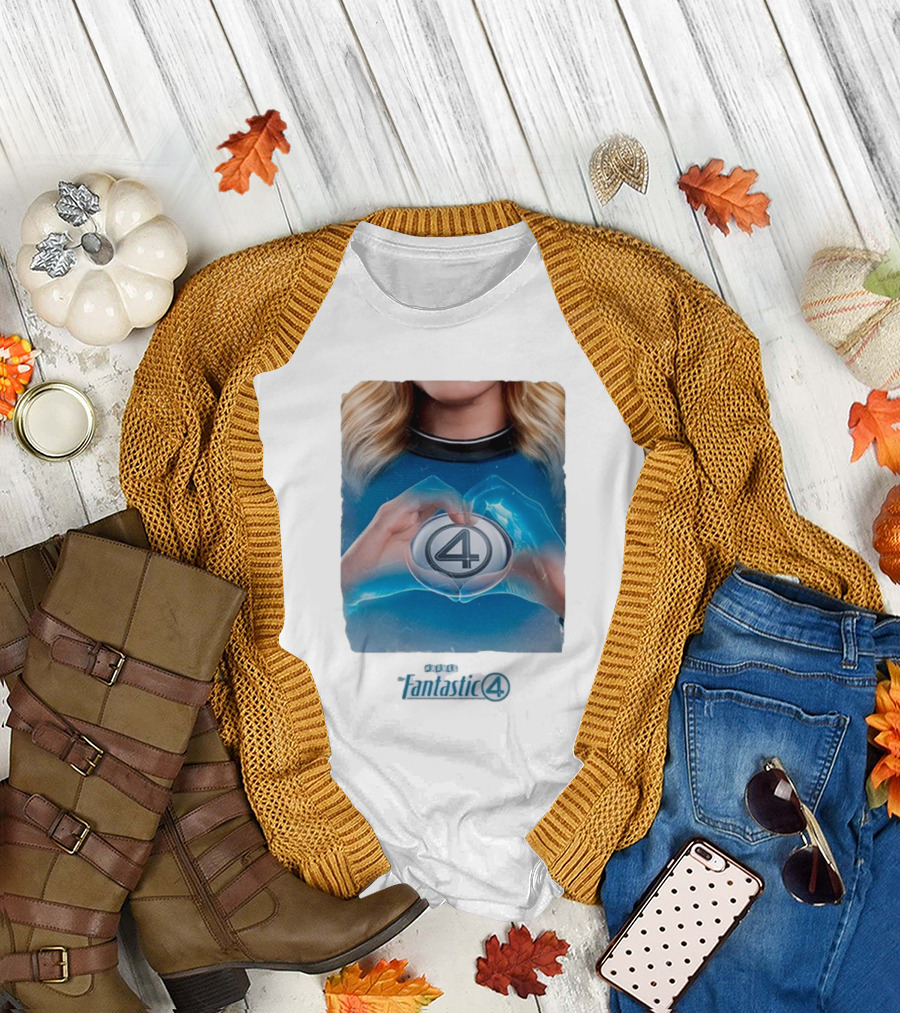 Invisible Woman Marvel Studios Fantastic 4 Emblem T-Shirt