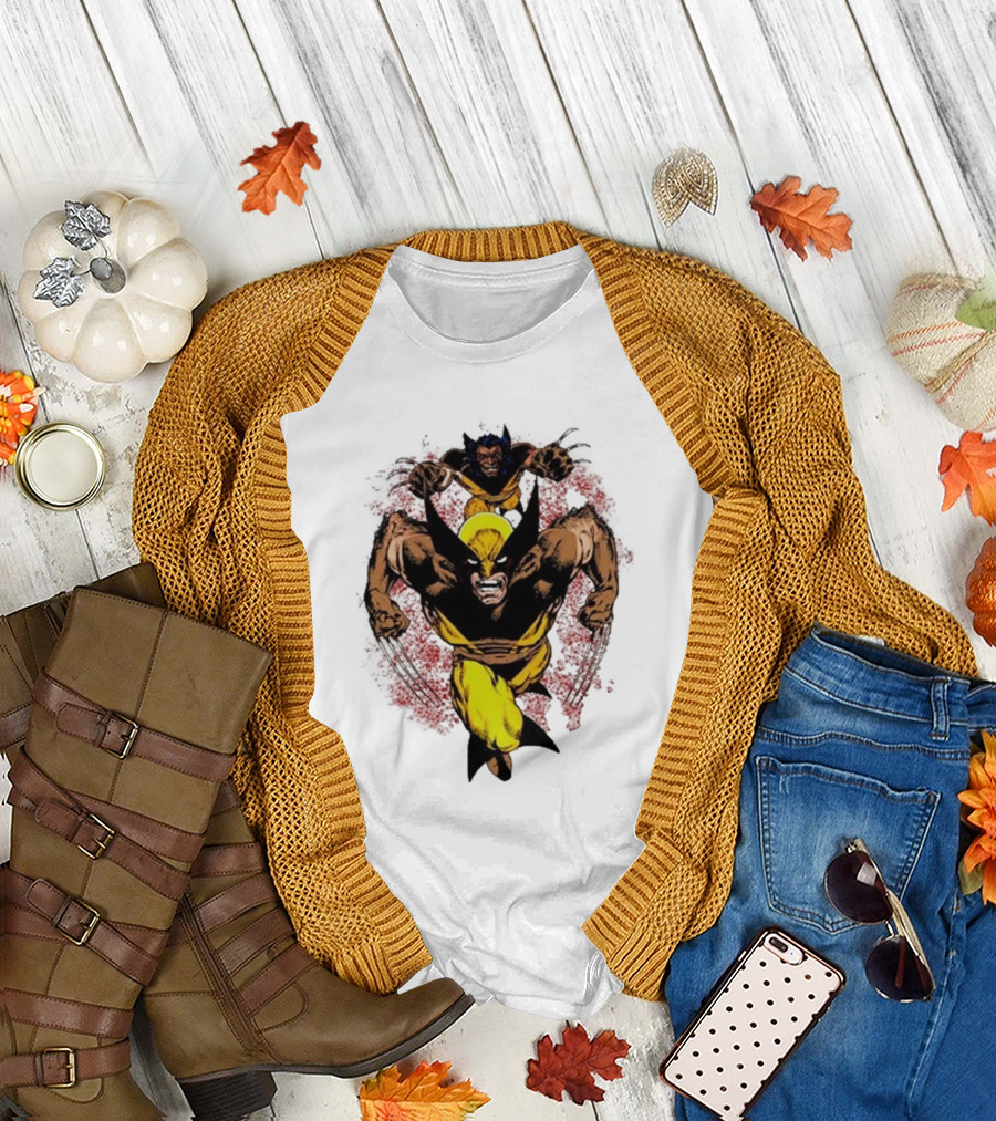 2025 Wolverine and Sabretooth Marvel Ashtro Logan T-Shirt