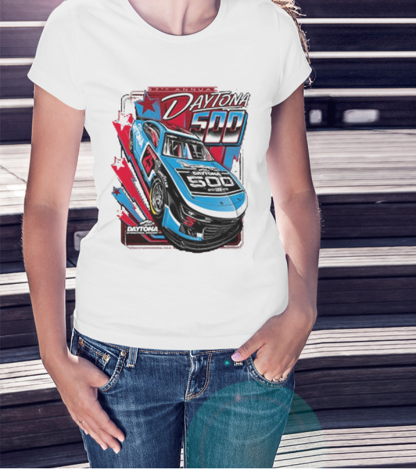 Daytona 500 Past Champions 2025 Racing Car Stars T-Shirt