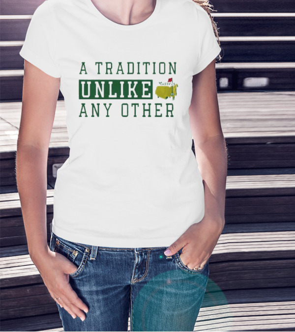 A Tradition Unlike Any Other Masters Golf Tournament Map Symbol T-Shirt