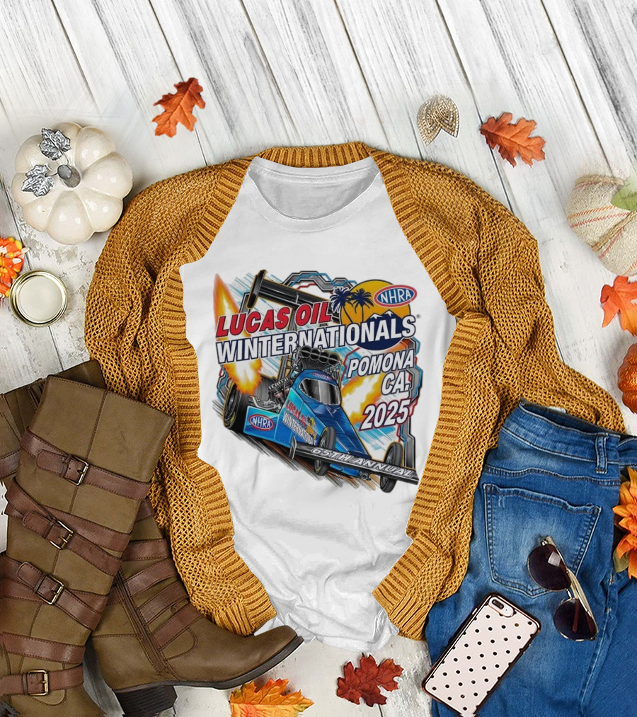 Lucas Oil NHRA Winternationals Pomona CA 2025 65th Annual T-Shirt
