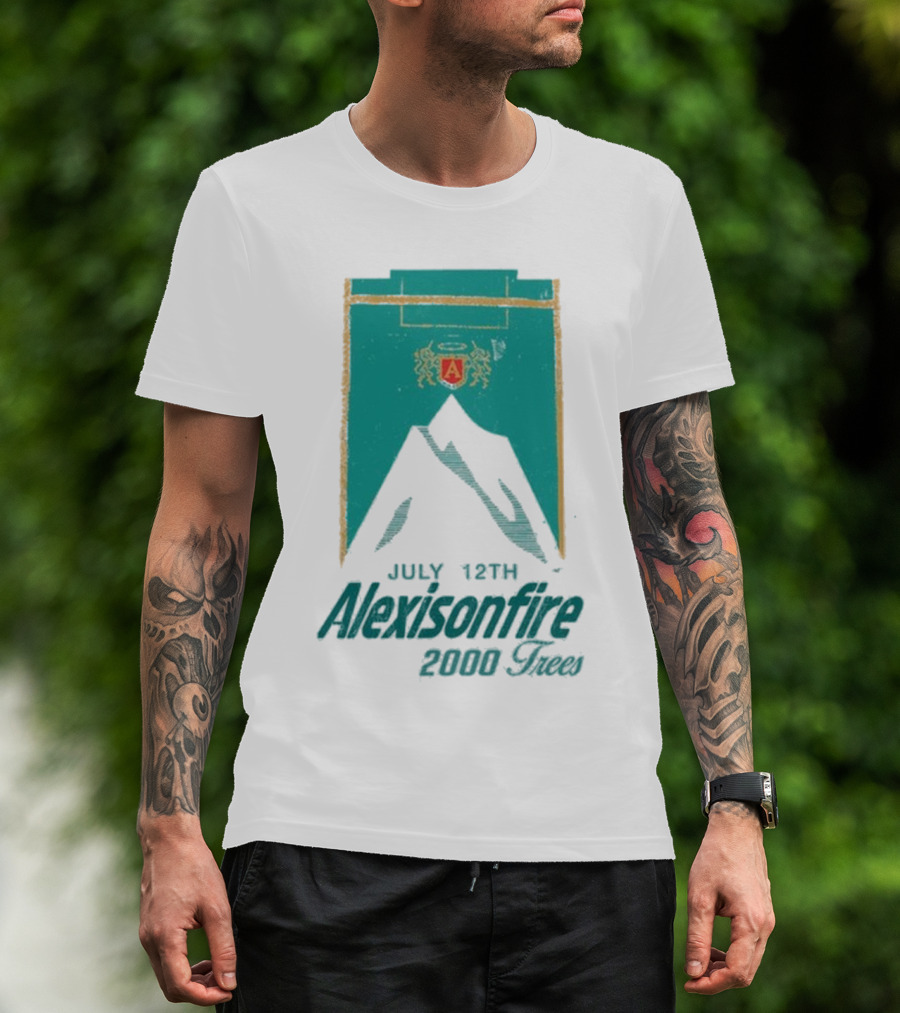 Allotment Trees X Alexisonfire July 12th 2005 Tour T-Shirt