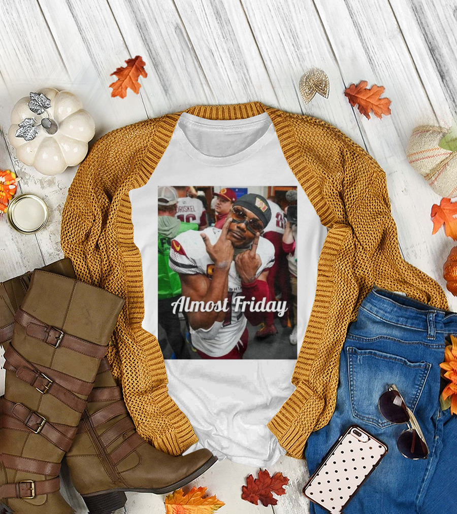 Almost Friday Scary Terry Washington Football Player T-Shirt