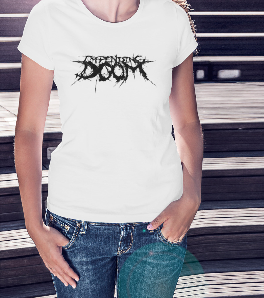 American Brutality 24 Splattered Grunge Text Design T-Shirt
