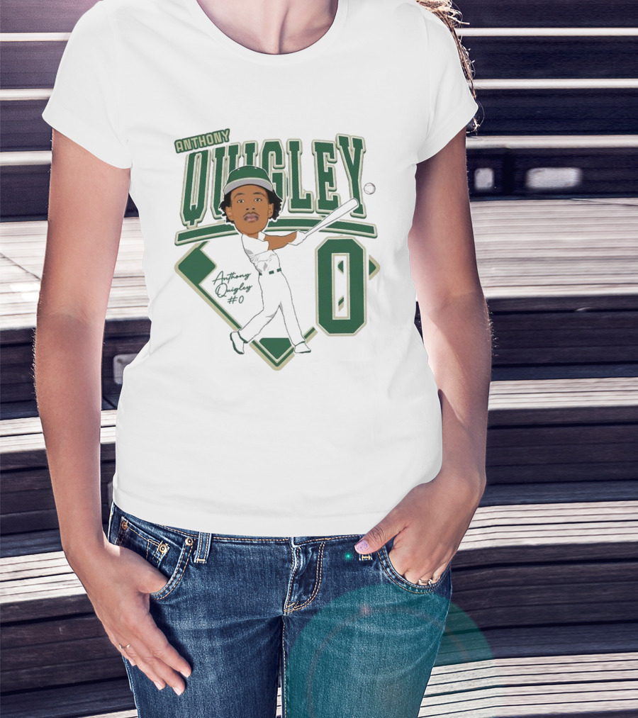 Anthony Quigley Baseball 2025 Player Illustration T-Shirt