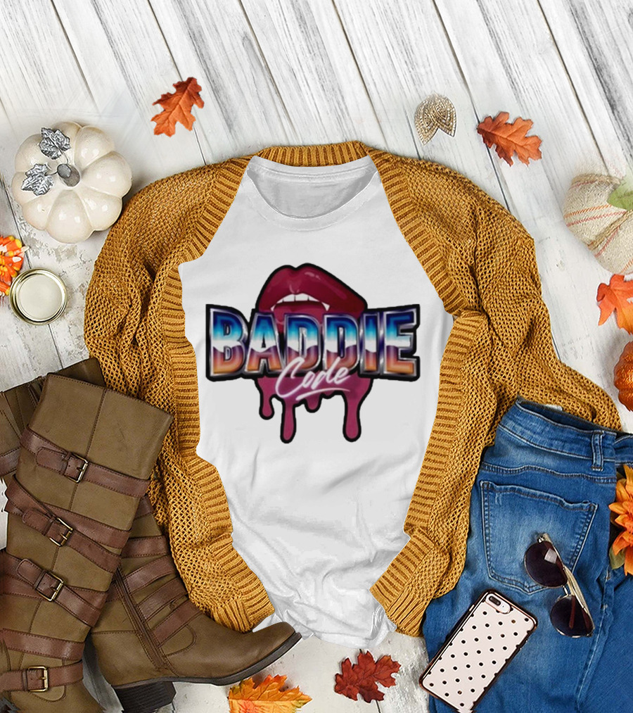 Baddie Code Dripping Lips Urban Style T-Shirt