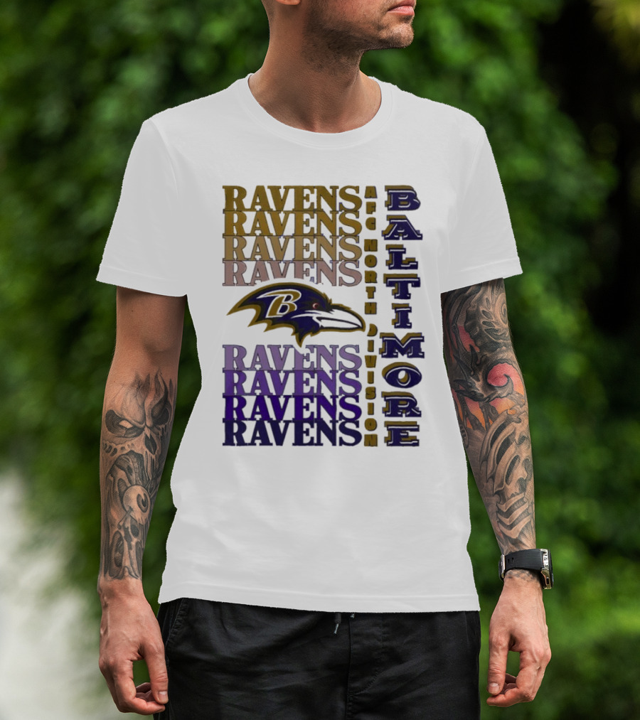 Baltimore Ravens AFC North Division Baltimore Ravens Ravens Ravens Ravens Ravens T-Shirt