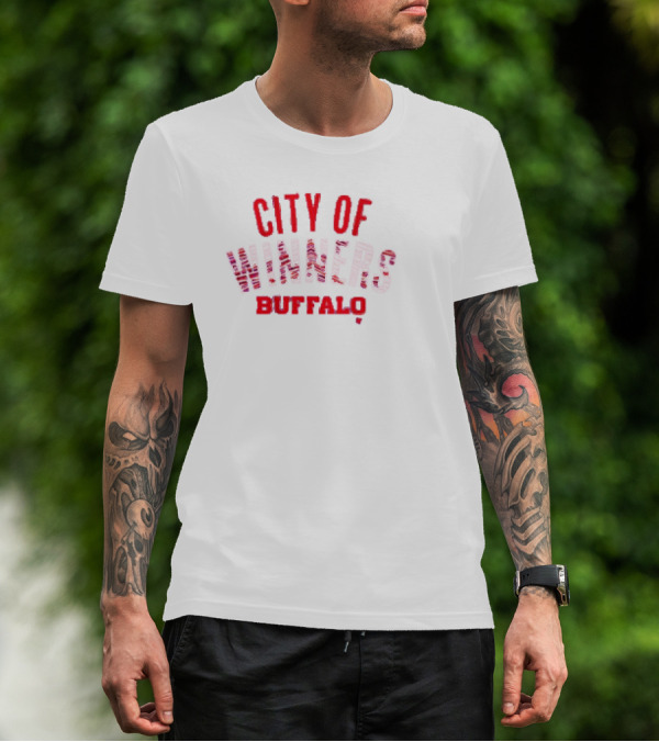 Buffalo City Of Winners Football T-Shirt