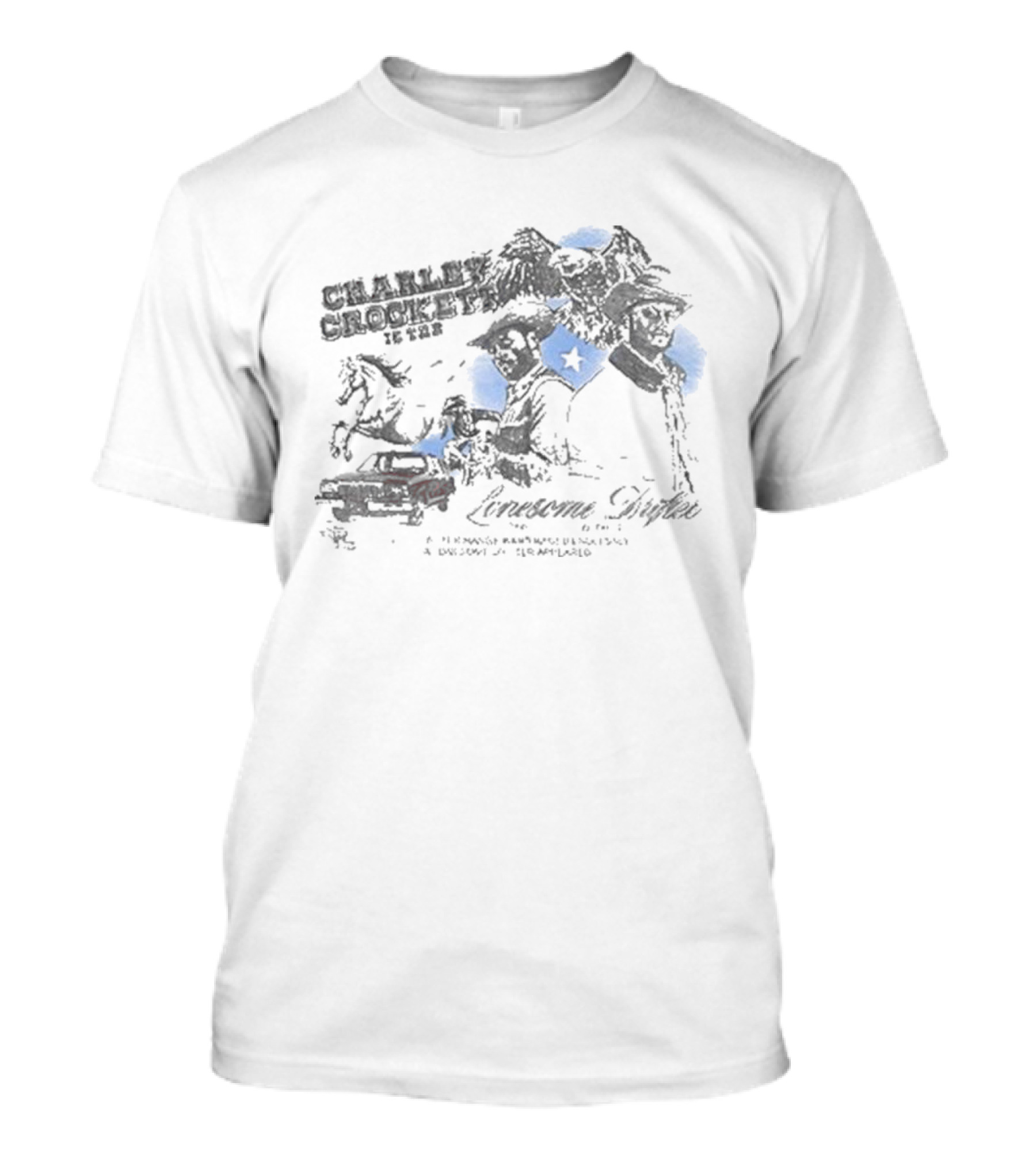 Charley Crockett Lonesome Drifter Pleased To Remember T-Shirt
