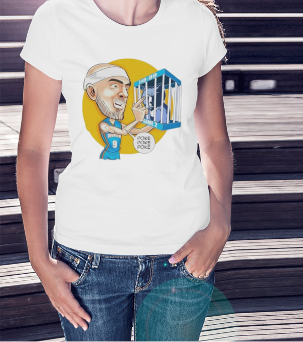 Caruso Poke Poke Poke Thunder 118-99 Game 2 Grizzlies T-Shirt