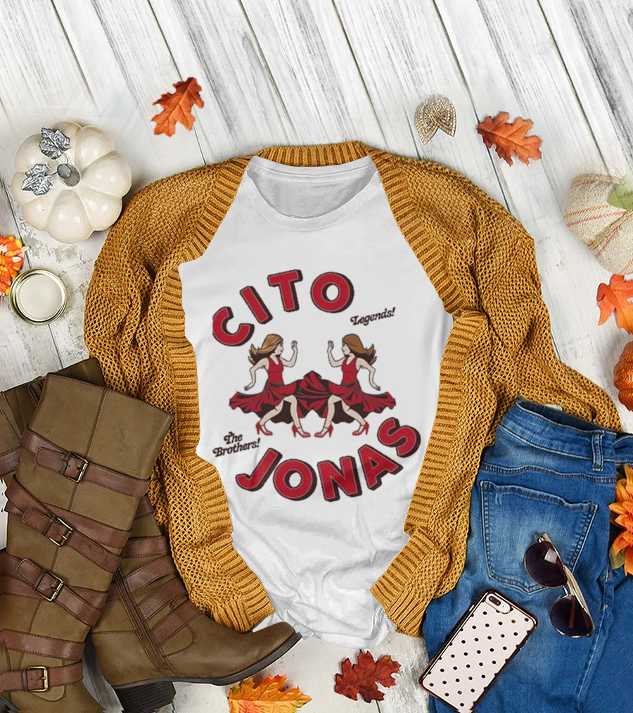 Cito Jonas Legends The Brothers Dancing Twins T-Shirt