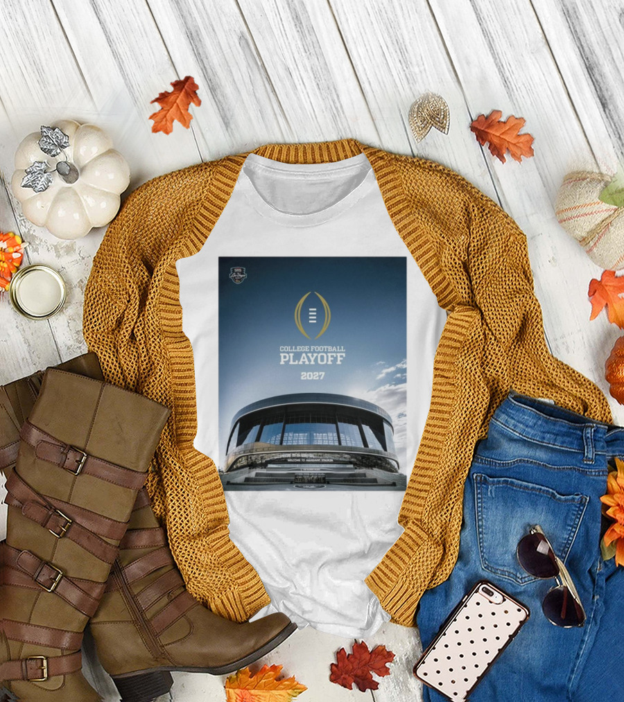College Football Playoff 2027 Las Vegas Welcome to Allegiant Stadium T-Shirt
