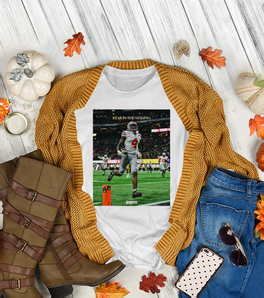 Ohio State Buckeyes Victory Over Notre Dame Star in the Making ESPN T-Shirt