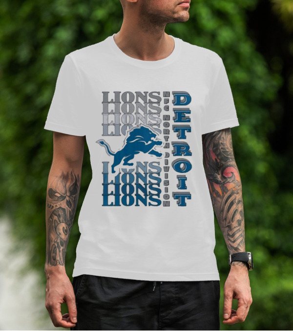 Detroit Lions NFC North Division LIONS DETROIT T-Shirt