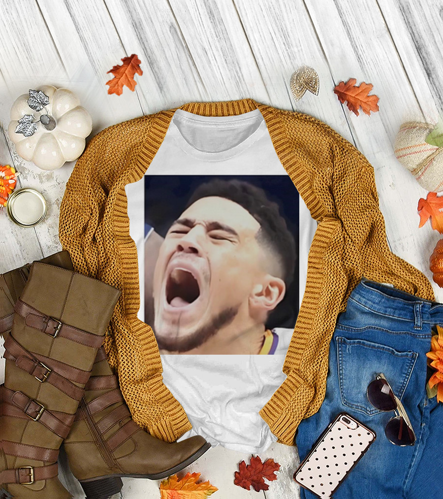 Devin Booker Crying Meme Image Reaction T-Shirt