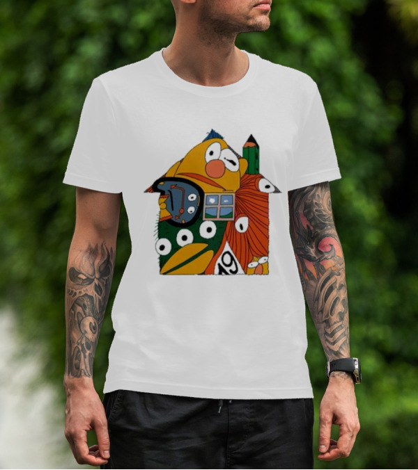Don’t Hug Me I’m Scared And Pencil Characters T-Shirt