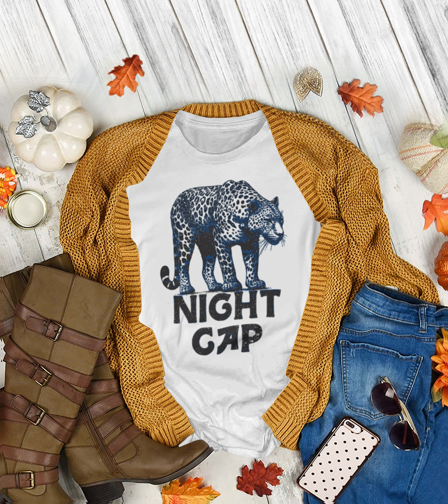 Night Cap Eighty Four Vintage Cat T-Shirt