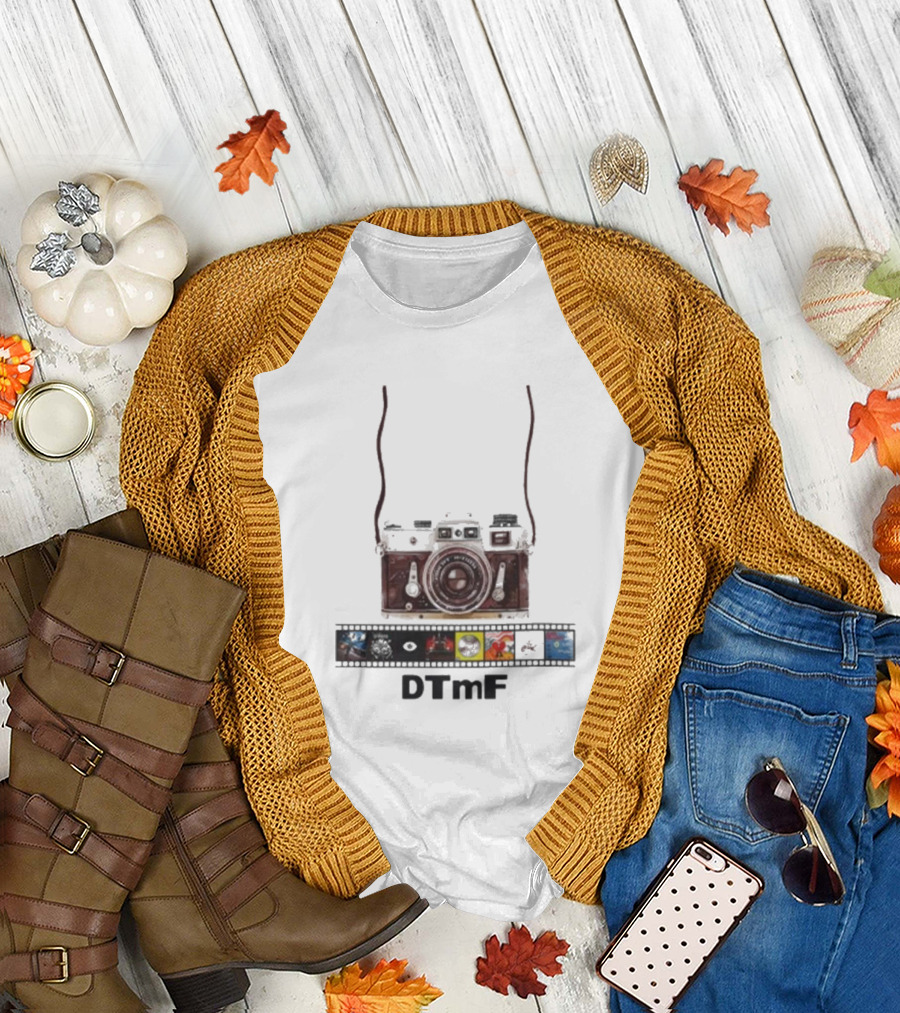 DTmF Camera Filmstrip Album 2025 Bad Bunny Signature T-Shirt