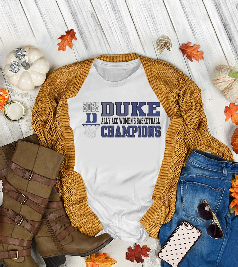 2025 Duke ACC Champions Women's Basketball T-Shirt