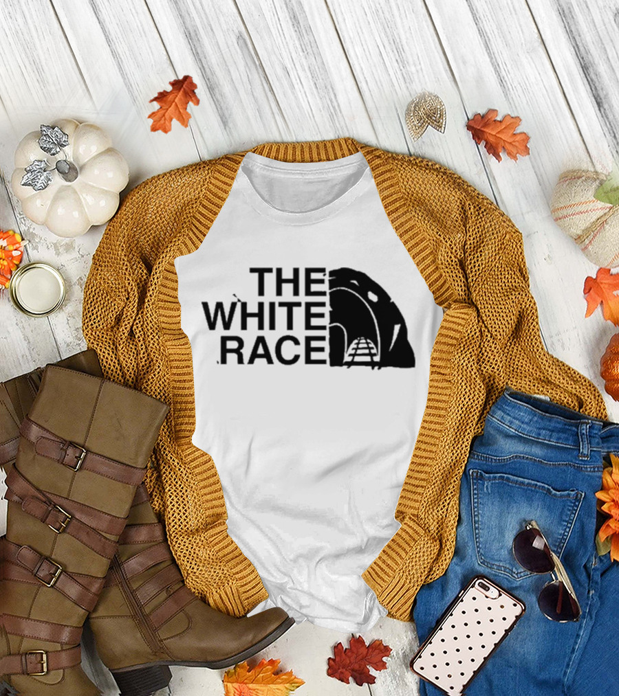 Fella Wearing The White Race T-Shirt