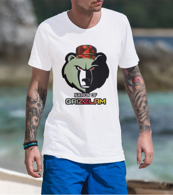 Feralrollypolly Grizzlam Bear Kufi Hat T-Shirt