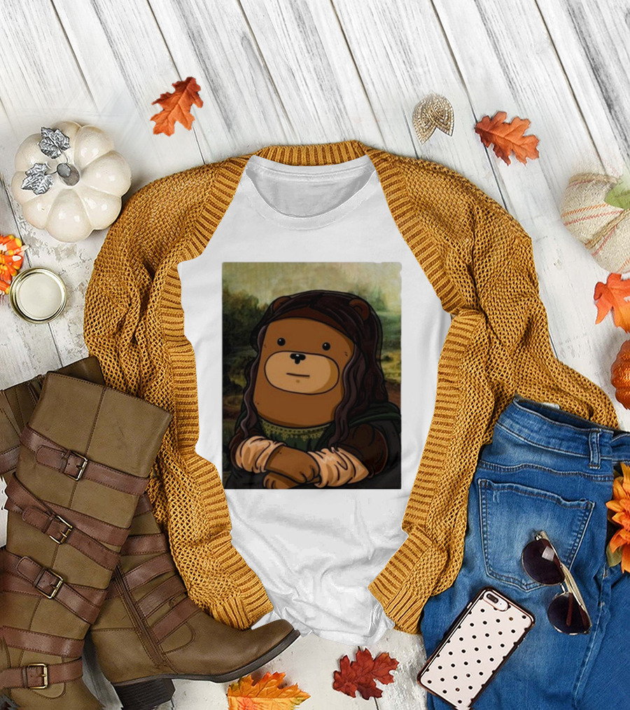 Figen.Eth Boi The Bear Mona Lisa Parody T-Shirt