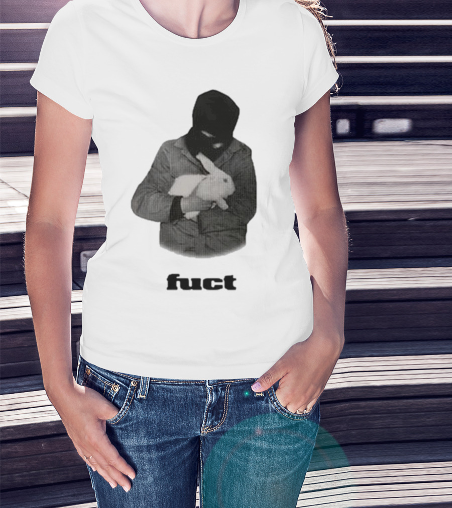 Fuct Robber Holding Rabbit Kill People Not Animals T-Shirt