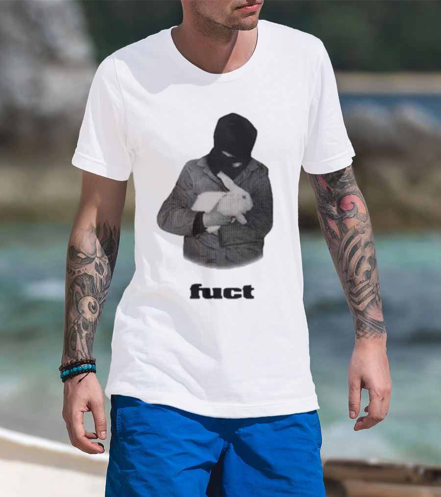 Fuct Robber Holding Rabbit Kill People Not Animals T-Shirt