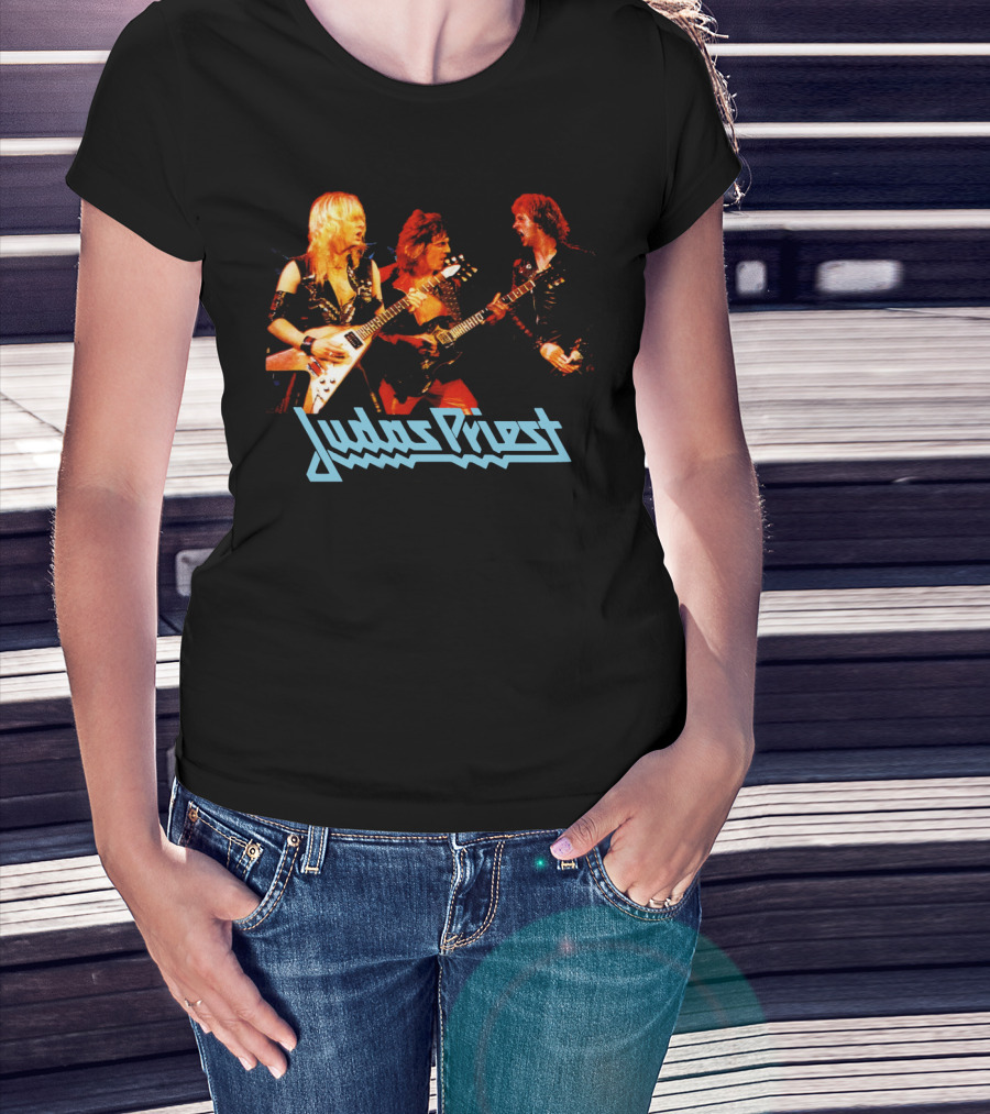 Judas Priest Band British Steeler Concert T-Shirt