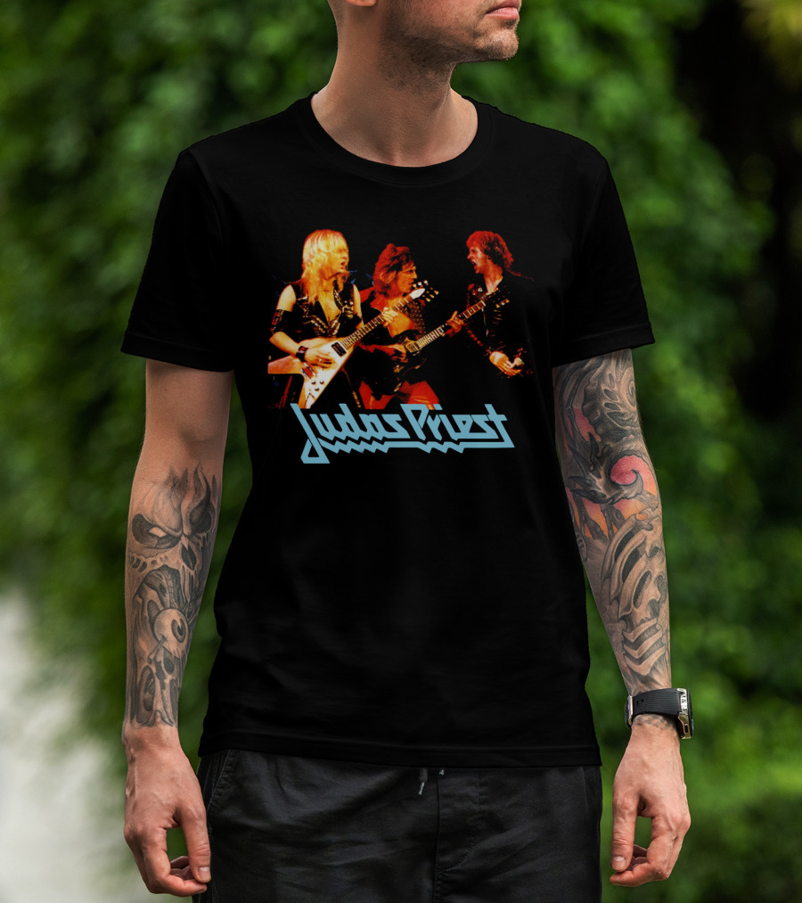 Judas Priest Band British Steeler Concert T-Shirt