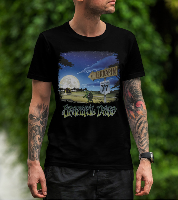 Grateful Dead Terrapin Hartford '77 Moonlit Journey T-Shirt
