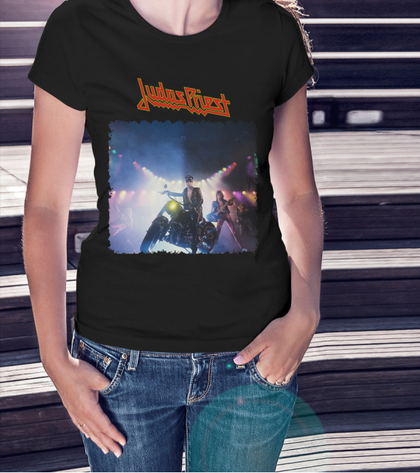 Judas Priest Unleashed In The East Motorcycle Concert Scene T-Shirt