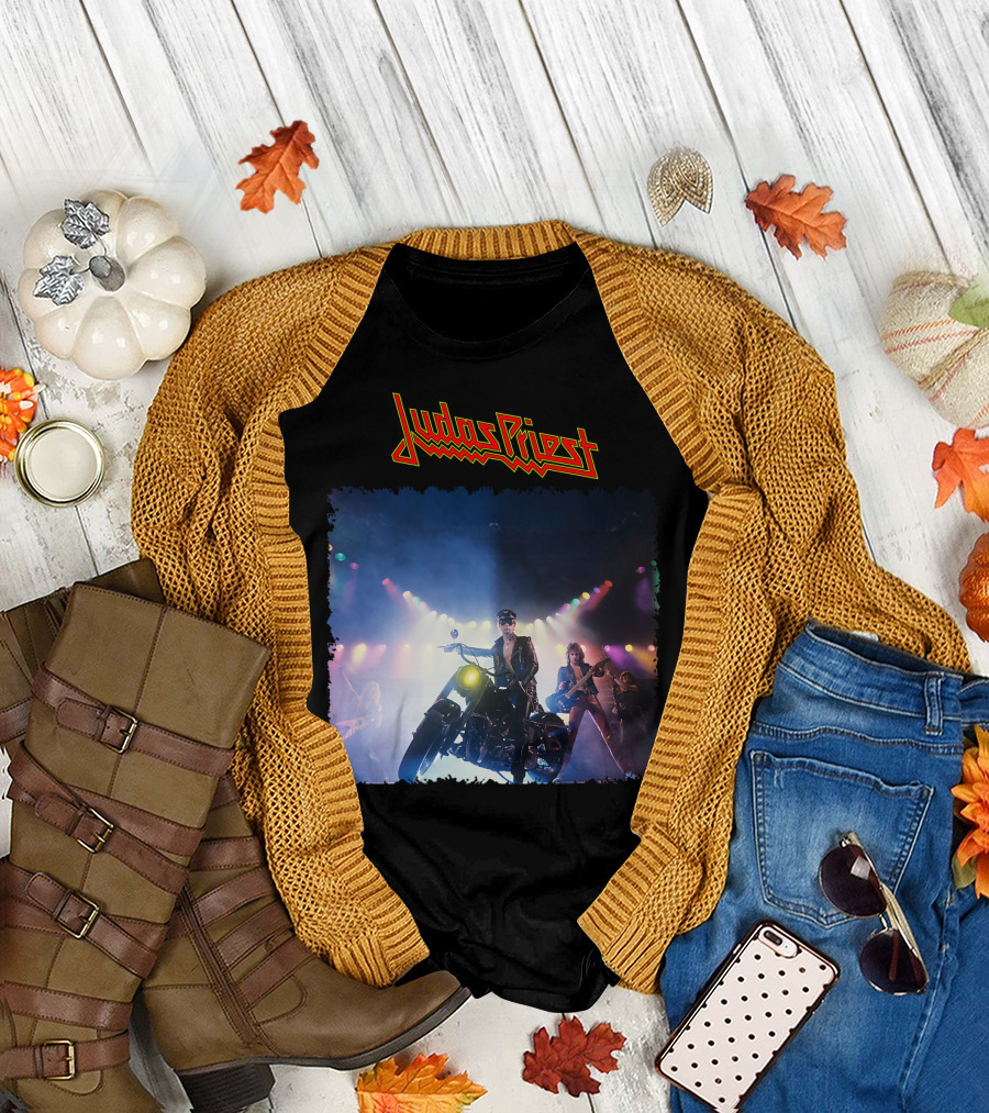 Judas Priest Unleashed in the East Motorcycle Concert Scene T-Shirt