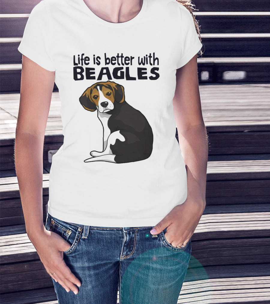 Life Is Better With Beagles T-Shirt