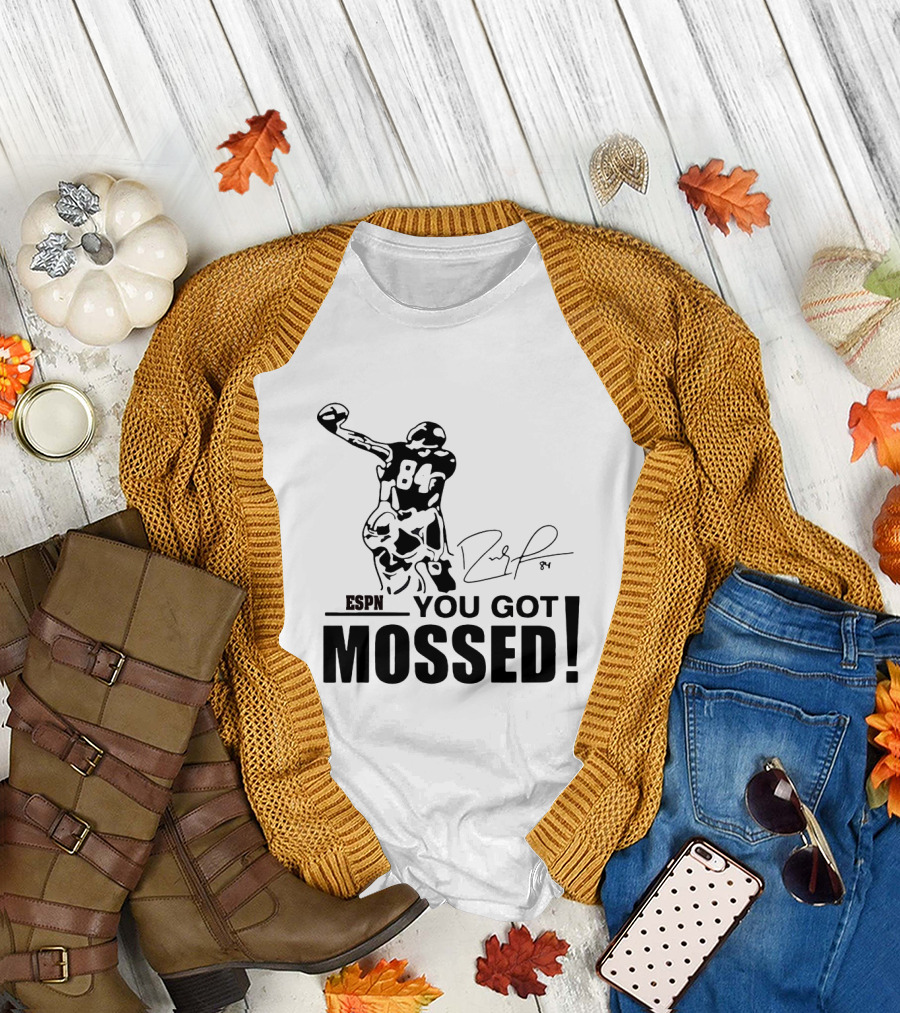 ESPN You Got Mossed 84 Signature Football T-Shirt