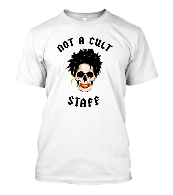 NOT A CULT STAFF Saint Jhn Merch Skull T-Shirt
