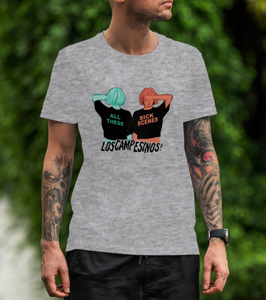All These Sick Scenes Los Campesinos Wilbur Soot Merch T-Shirt