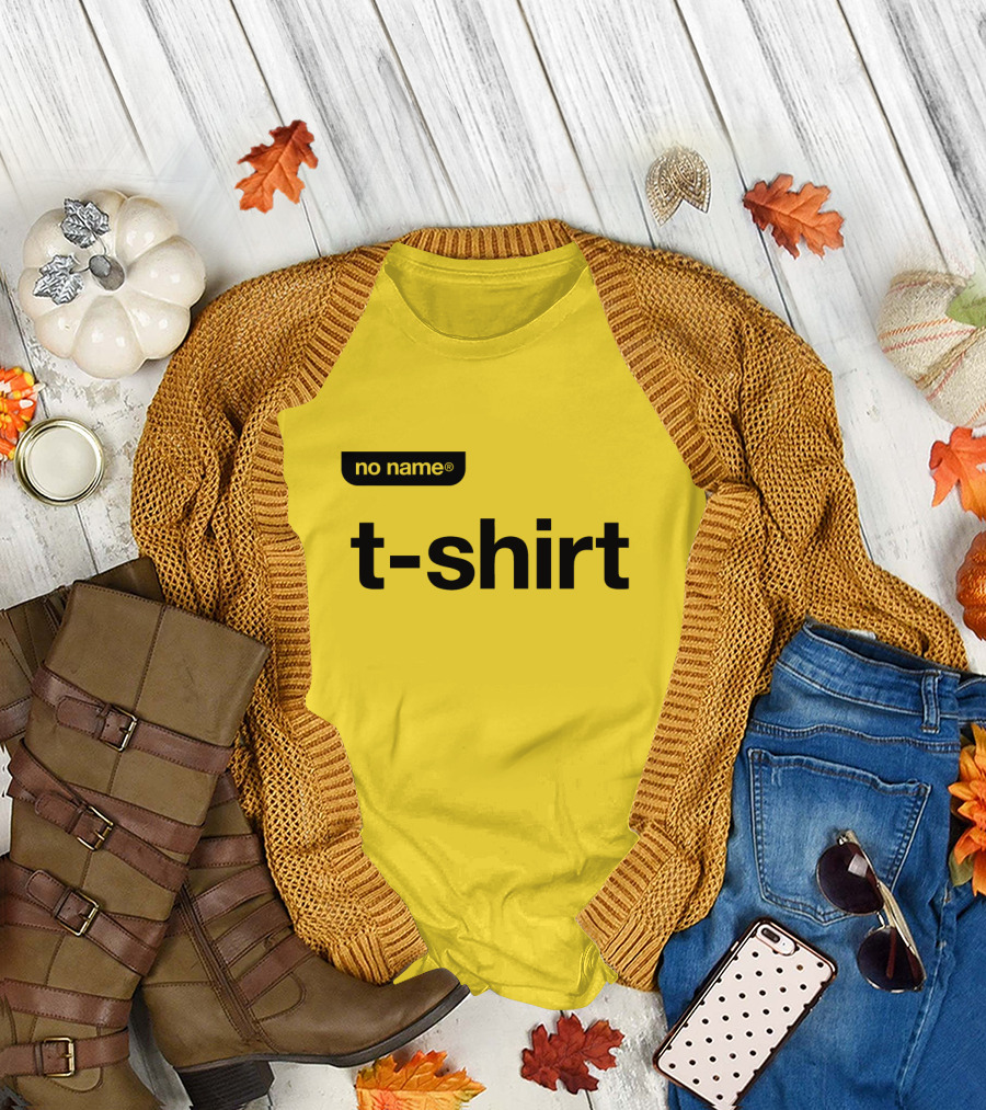 No Name T-Shirt Label Minimalist T-Shirt