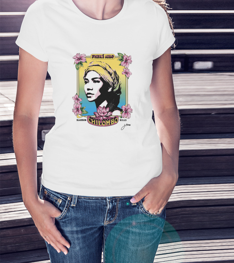 Jhené Aiko Chilombo Slauson Hills Floral T-Shirt
